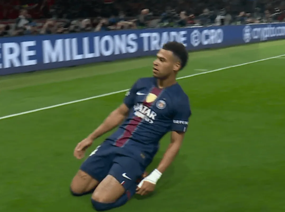 7球，杜埃追平姆巴佩的欧冠历史淘汰赛U21球员进球纪录